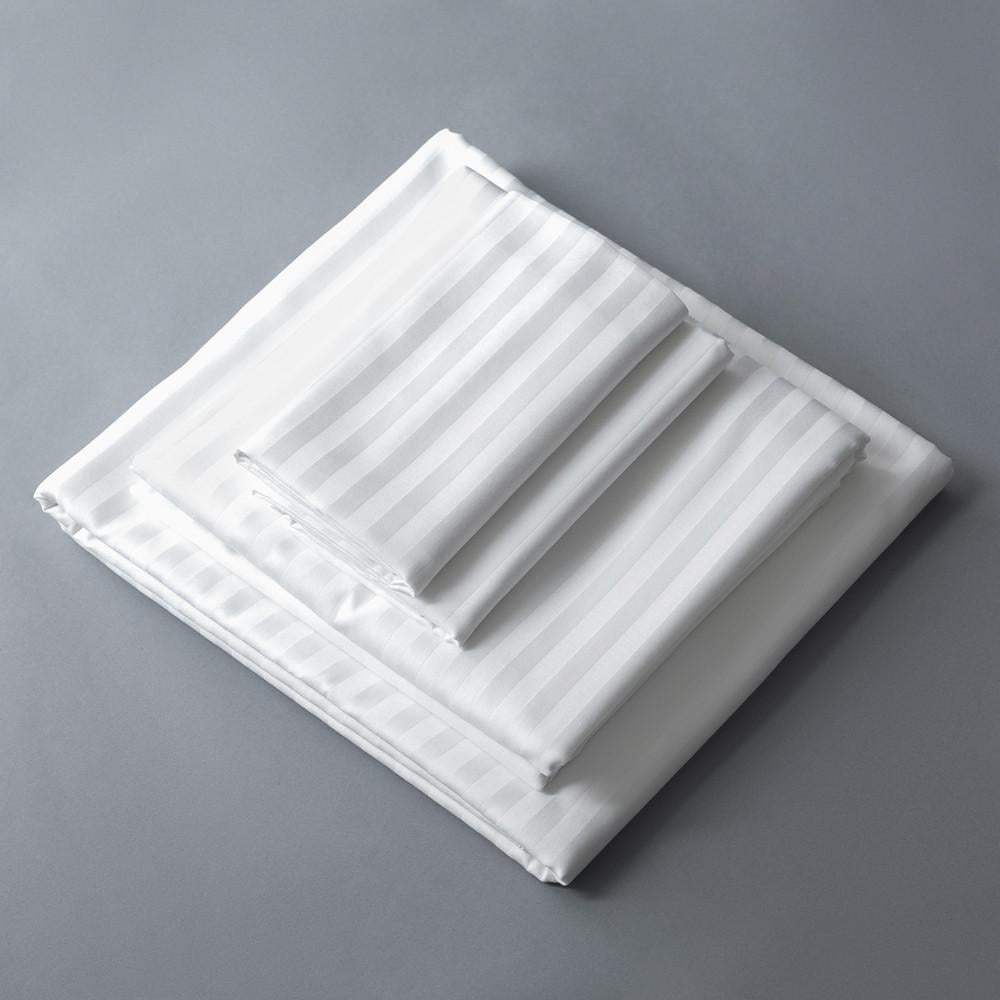 Підковдра євро IDEIA сатин в смужку 200х220 см Білий (2057048344) - фото 3 Підковдра євро IDEIA сатин в смужку 200х220 см Білий (2057048344) - фото 3