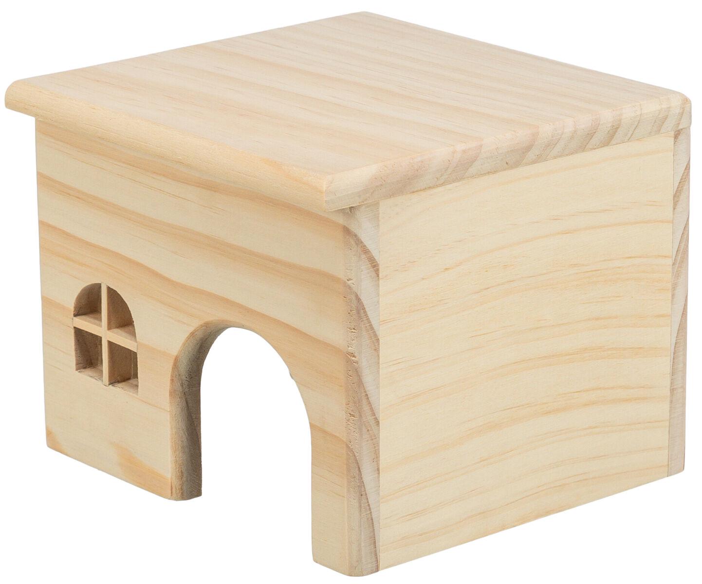 Домик деревянный Trixie для кроликов морских свинок 40х20х23 см (TX-61263) - фото 3