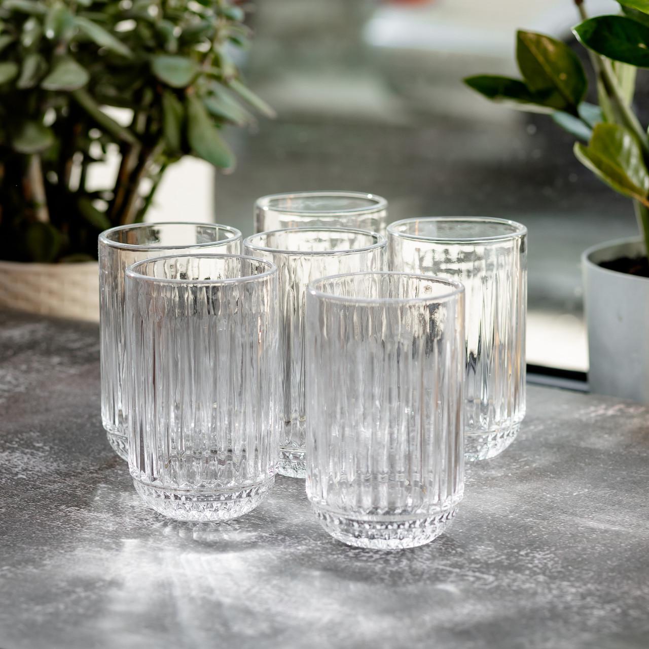 Набір склянок з товстого скла 500 мл 6 шт. 500 мл