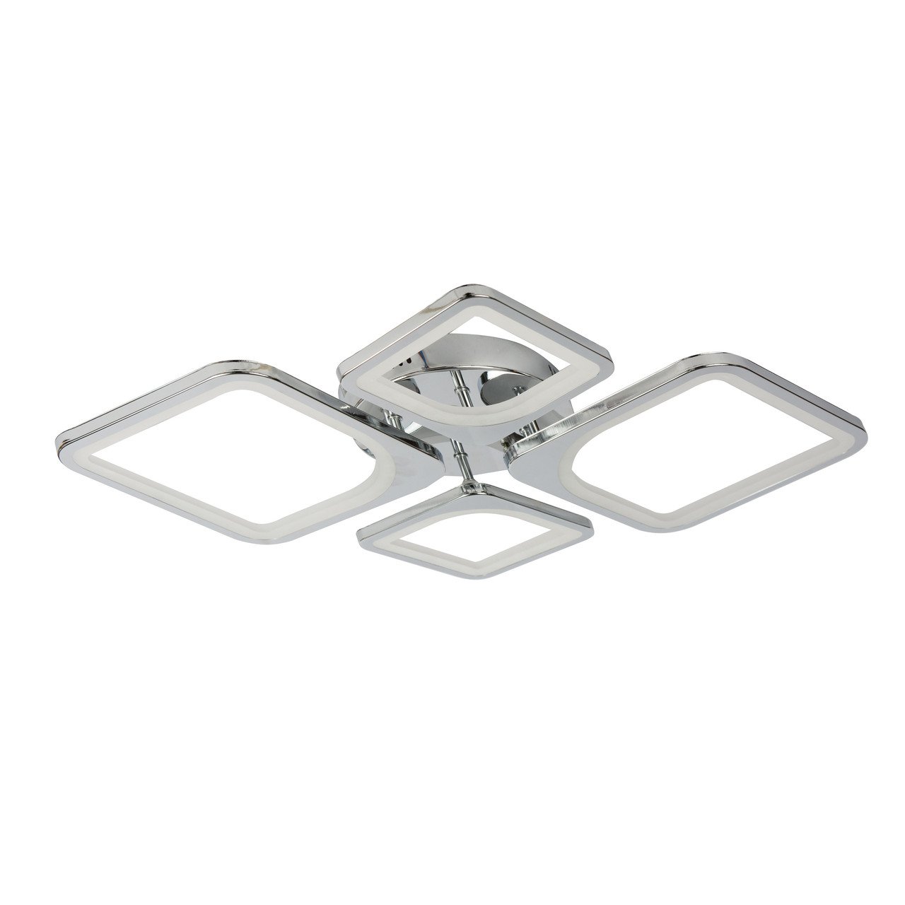 Люстра LED стельова Sunlight 5631/2+2 Хром