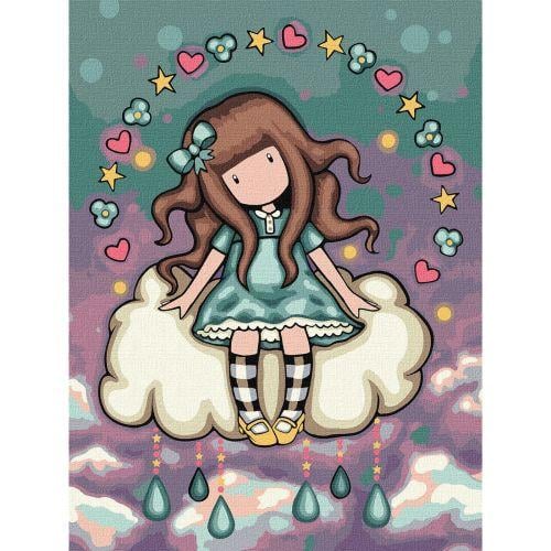 Картина за номерами April's Showers Santoro Gorjuss Collection 30х40 см (2987490218)
