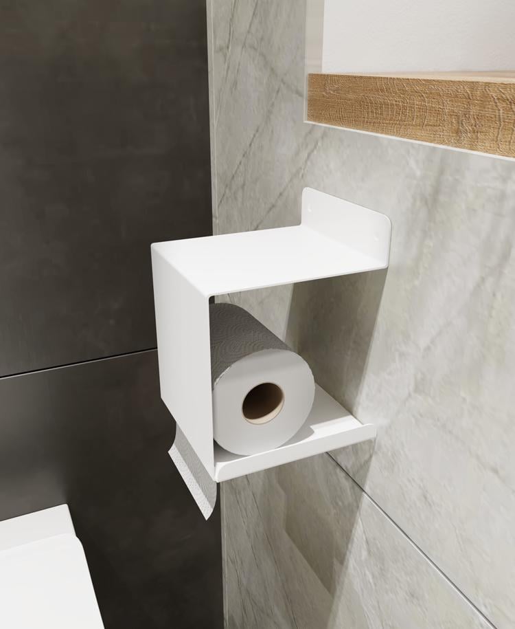 Полка для туалетной бумаги NC Home Universal Белый (110482)