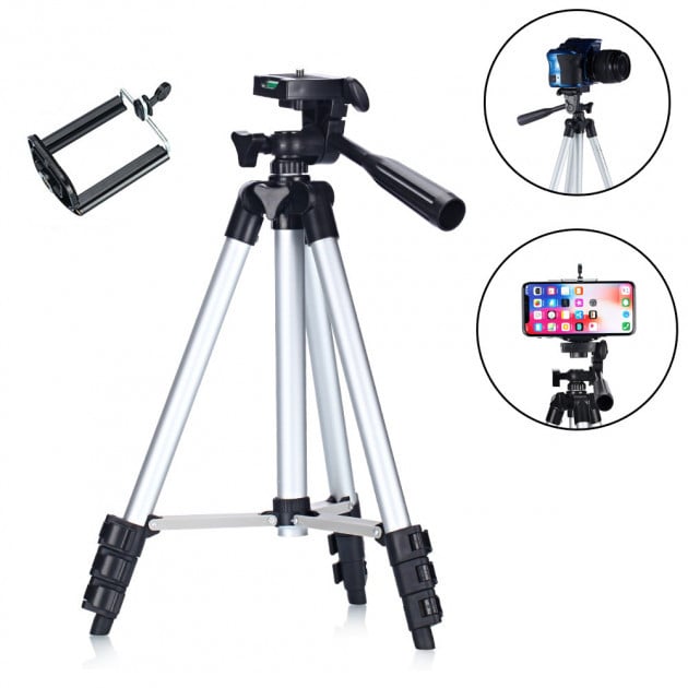 Штатив для камеры и телефона TRIPOD 3110 трипод телескопический с чехлом