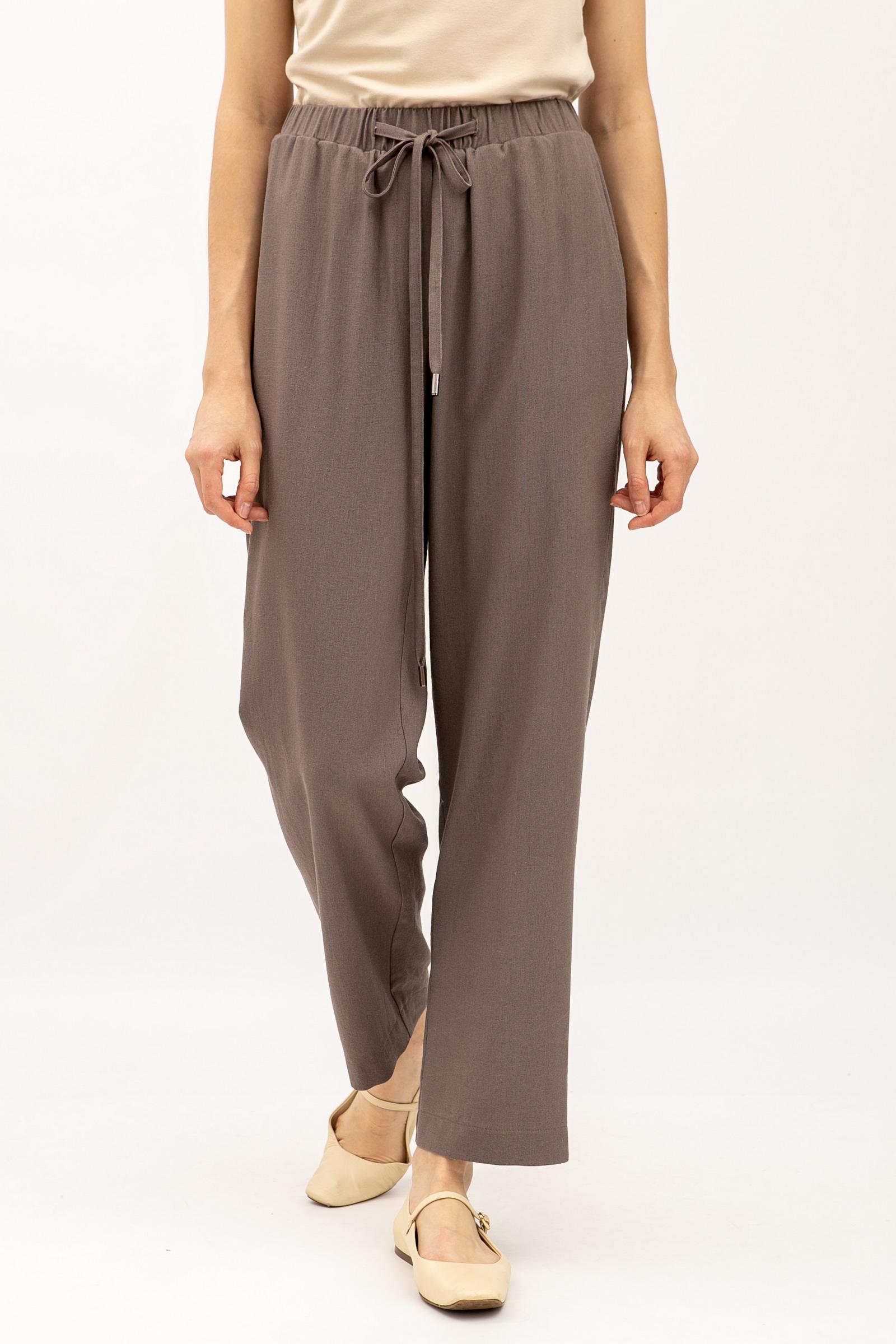 Брюки Lesia Норіка 01 р. 56 Коричневий (158130000) - фото 3