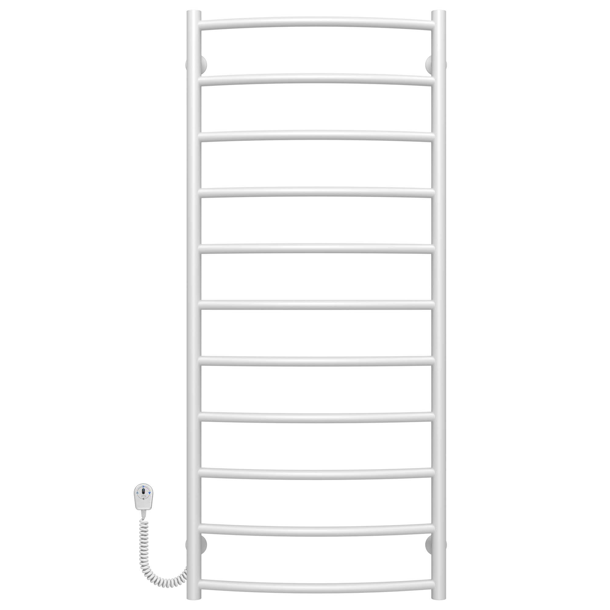 Полотенцесушитель электрический Deffi Классик П11 EF16 левое подключение нержавеющая сталь 500х1200 мм Белый (C.DK.120.50.11.EWL5)