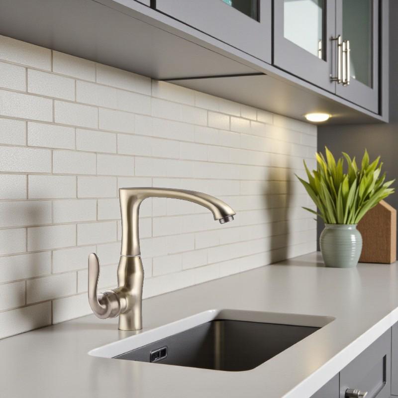 Змішувач для мийки Zerix Z40219-2 високий одноважільний цинковий сплав Бронза (b-ZX0323) - фото 2 Змішувач для мийки Zerix Z40219-2 високий одноважільний цинковий сплав Бронза (b-ZX0323) - фото 2