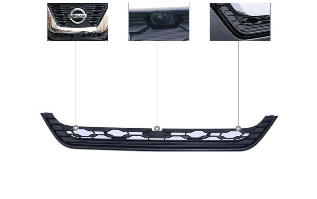 Решітка в бампер Nissan Xtrail T32 2016-2021 (27476032) - фото 5 Решітка в бампер Nissan Xtrail T32 2016-2021 (27476032) - фото 5