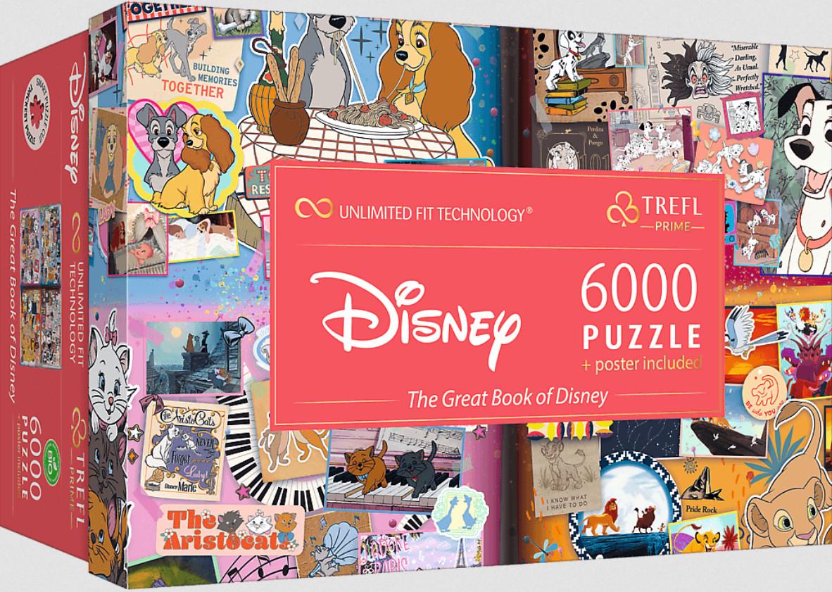 Пазл Trefl Безграничная коллекция: Большая книга Дисней 6000 эл.