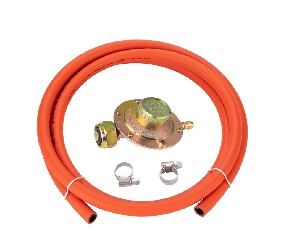 Комплект для подключения к газовому баллону редуктор Vita/ шланг Bradas 2 м/хомута (8060) Комплект для подключения к газовому баллону редуктор Vita/ шланг Bradas 2 м/хомута (8060)