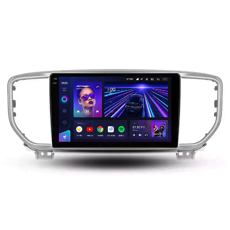 Автомагнитола штатная Teyes для Kia Sportage 4 QL 2018-2020 Android CC3 2K 4/64G Wi-Fi/4G вариант В