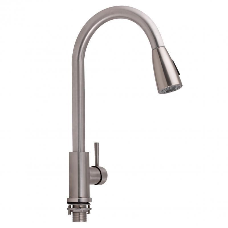 Кран на кухню Lidz никель Серый (LIDZNKS1232015FL8)