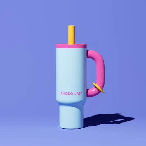 Термочашка Chako Lab BaWang Cup Blueberry 1050 мл Голубой (46369897185501)