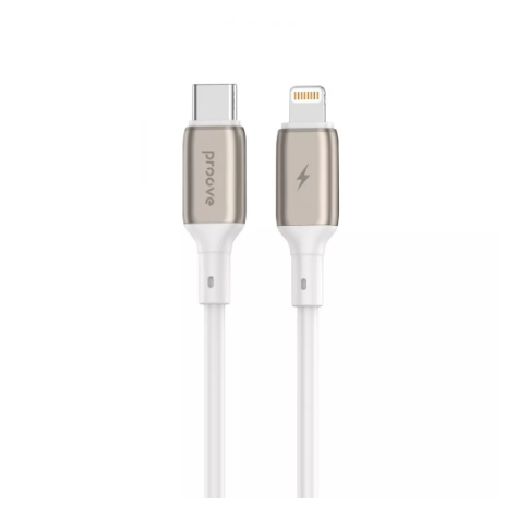 Кабель Proove Flex Metal Type-C to Lightning 27W 2,4A 1 м White (CCFM27002102)