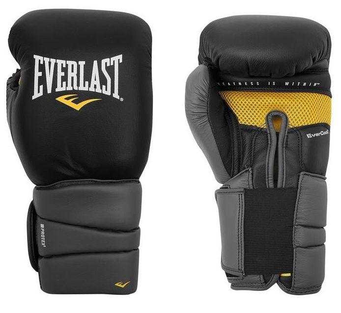 Перчатки боксерские EVERLAST Protex3 Evergel 16 унций натуральная кожа