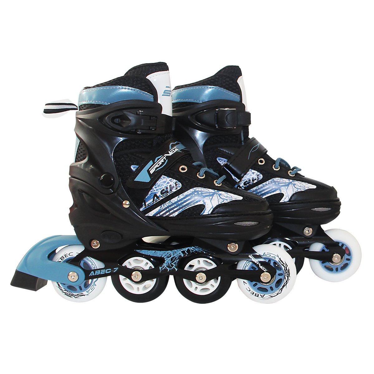 Роликовые коньки SportVida 4в1 SV-LG0020 р. 35-38 Black/Blue - фото 4