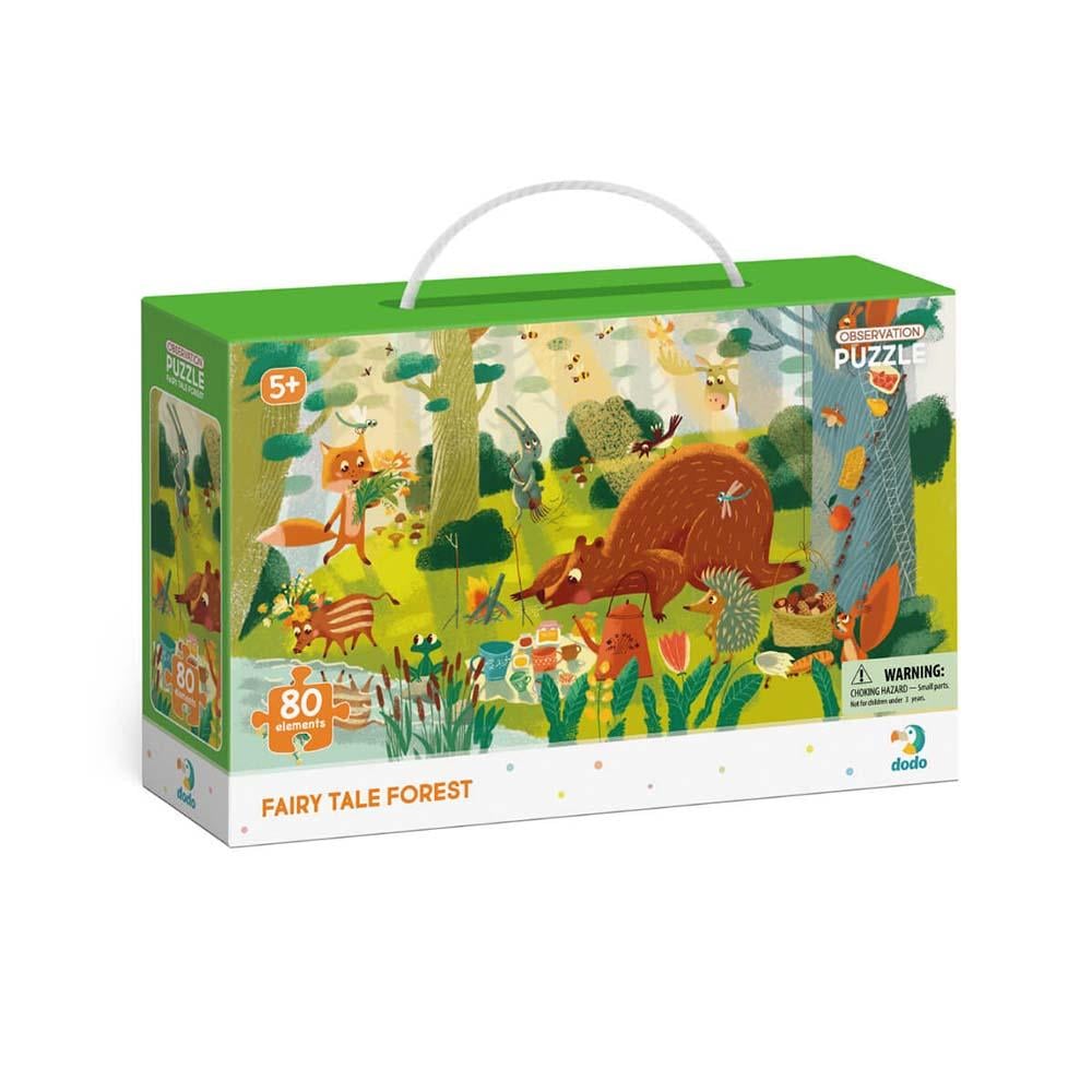 Пазл обсерваційний DoDo Казковий ліс 80 елементів у коробці. (111801)