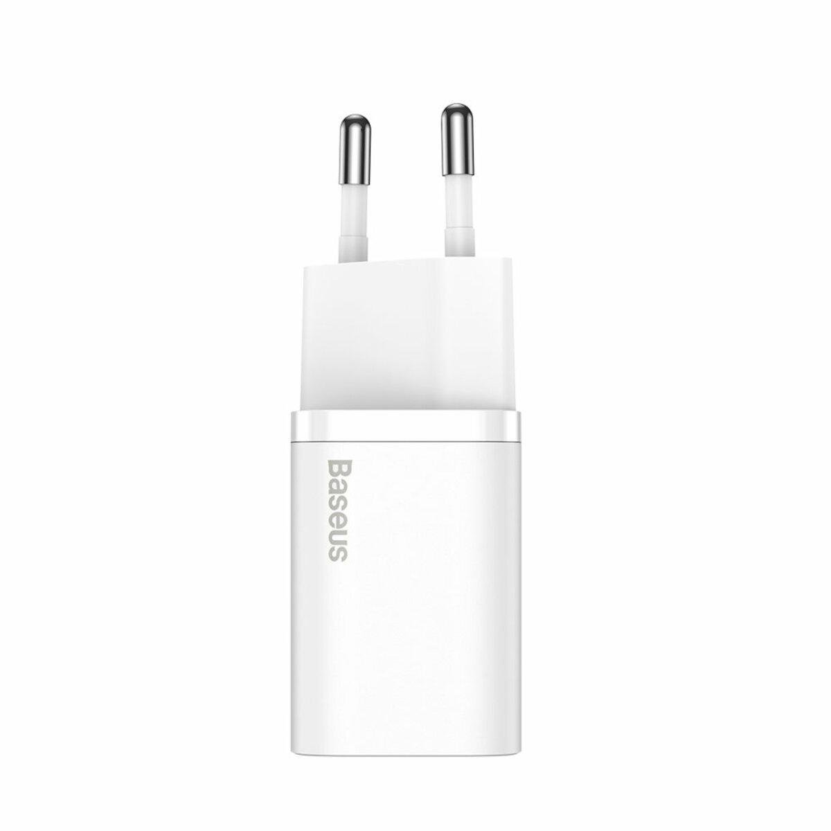 Зарядний пристрій мережевий BASEUS на Type-C на 3A 25W Charger EU White (CCSP020102)