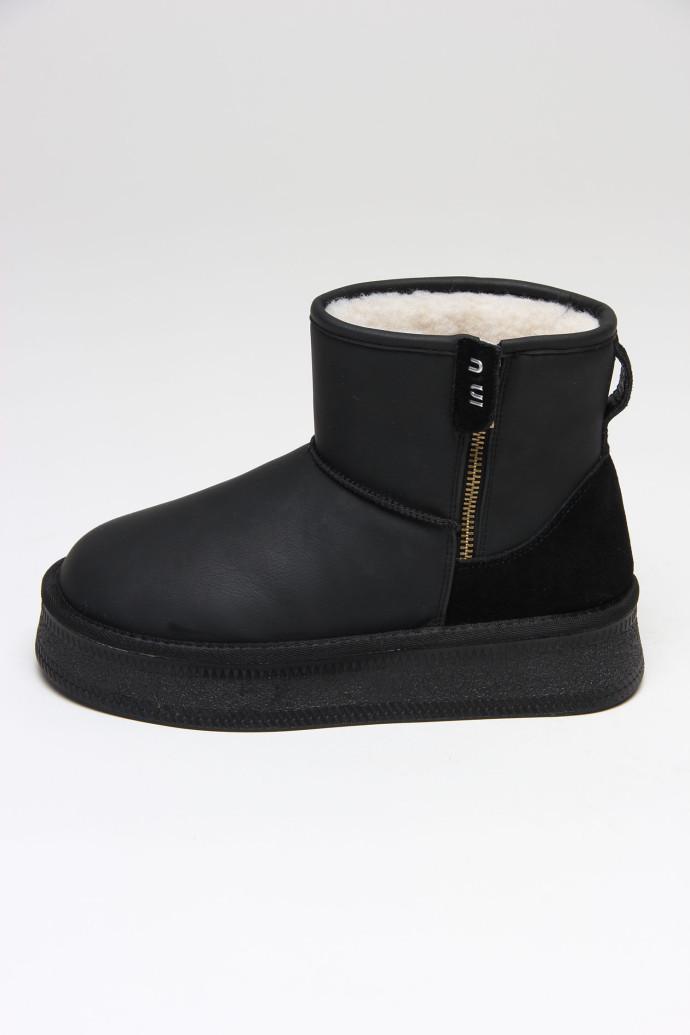 Угги ALLSY 191546 р. 38 Черный (19507_38)