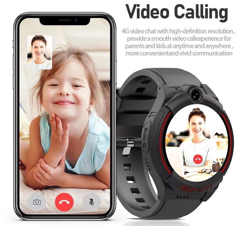 Смарт-часы детские Lemfo Y05 с GPS/4G звонками/видеосвязью/прослушкой/камерой/аккумулятором 1000 mAh Розовый (8668655) - фото 10