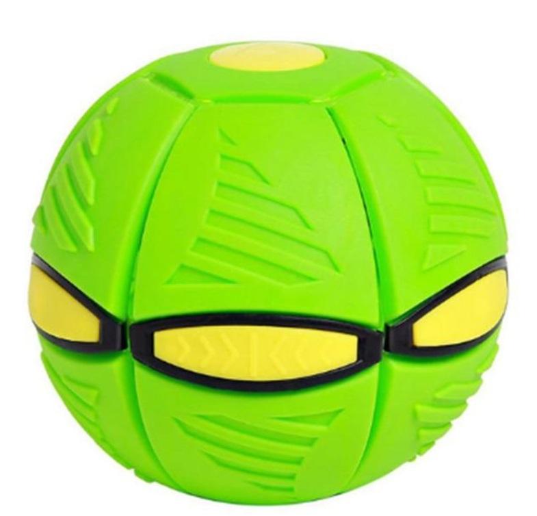М'ячик-трансформер фрісбі Flat Ball Disc складаний світиться 6 LED (25206154)