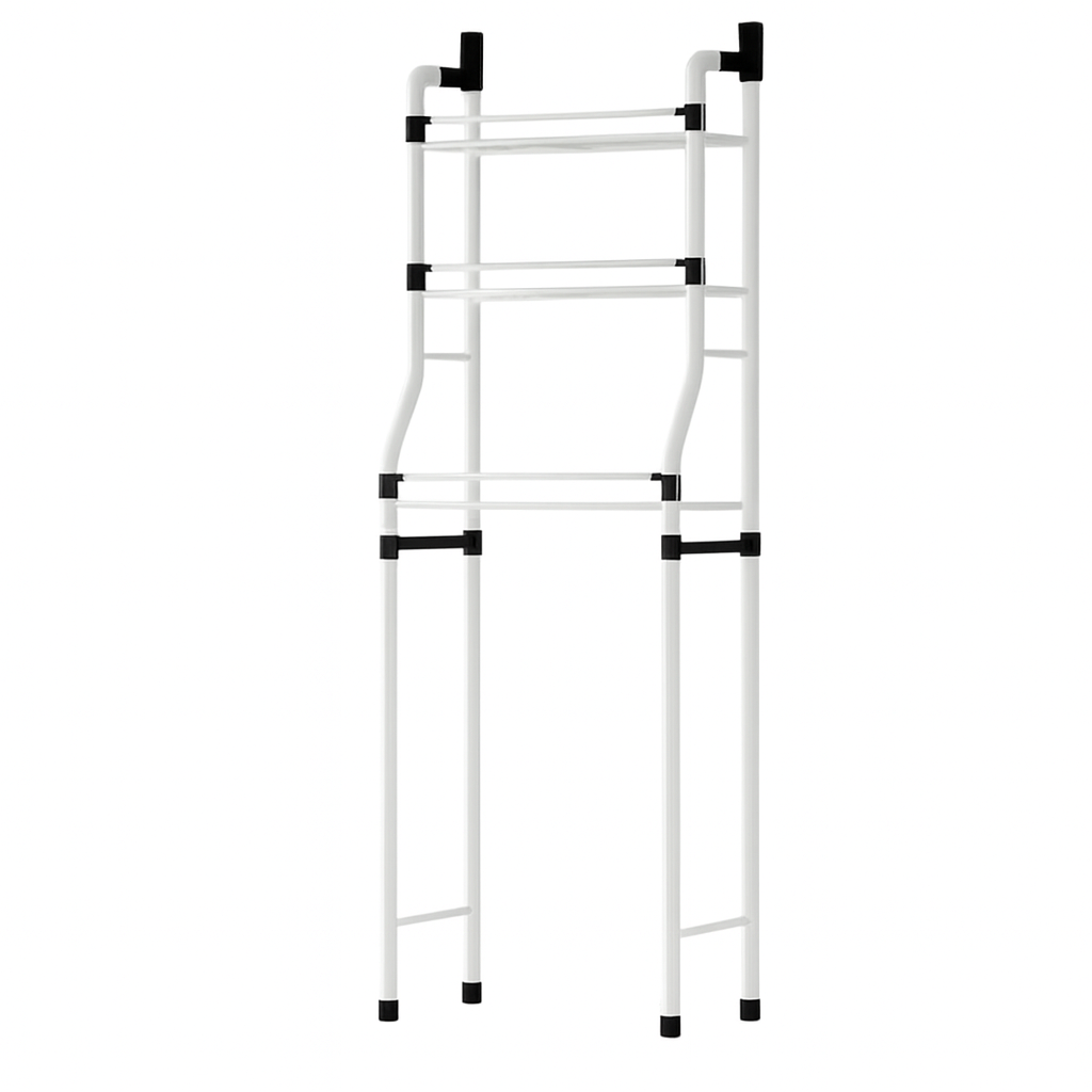 Полка-стеллаж в ванную Stenson R30892 металлическая 50x25x160 см (610102)