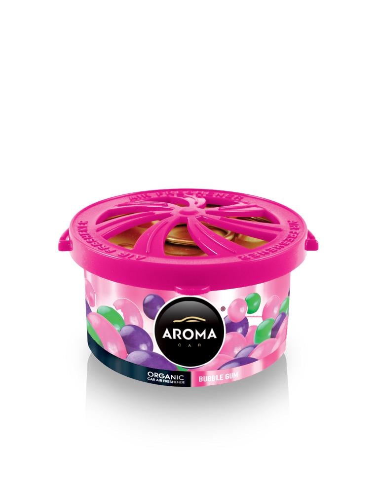 Ароматизатор Aroma Car Organic Green Tea Bubble Gum гелевый 40g