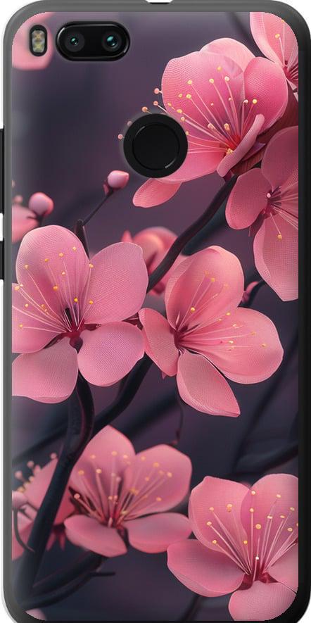 Чехол на Xiaomi Mi A1 Пурпурная сакура (6075u-1132-42517)