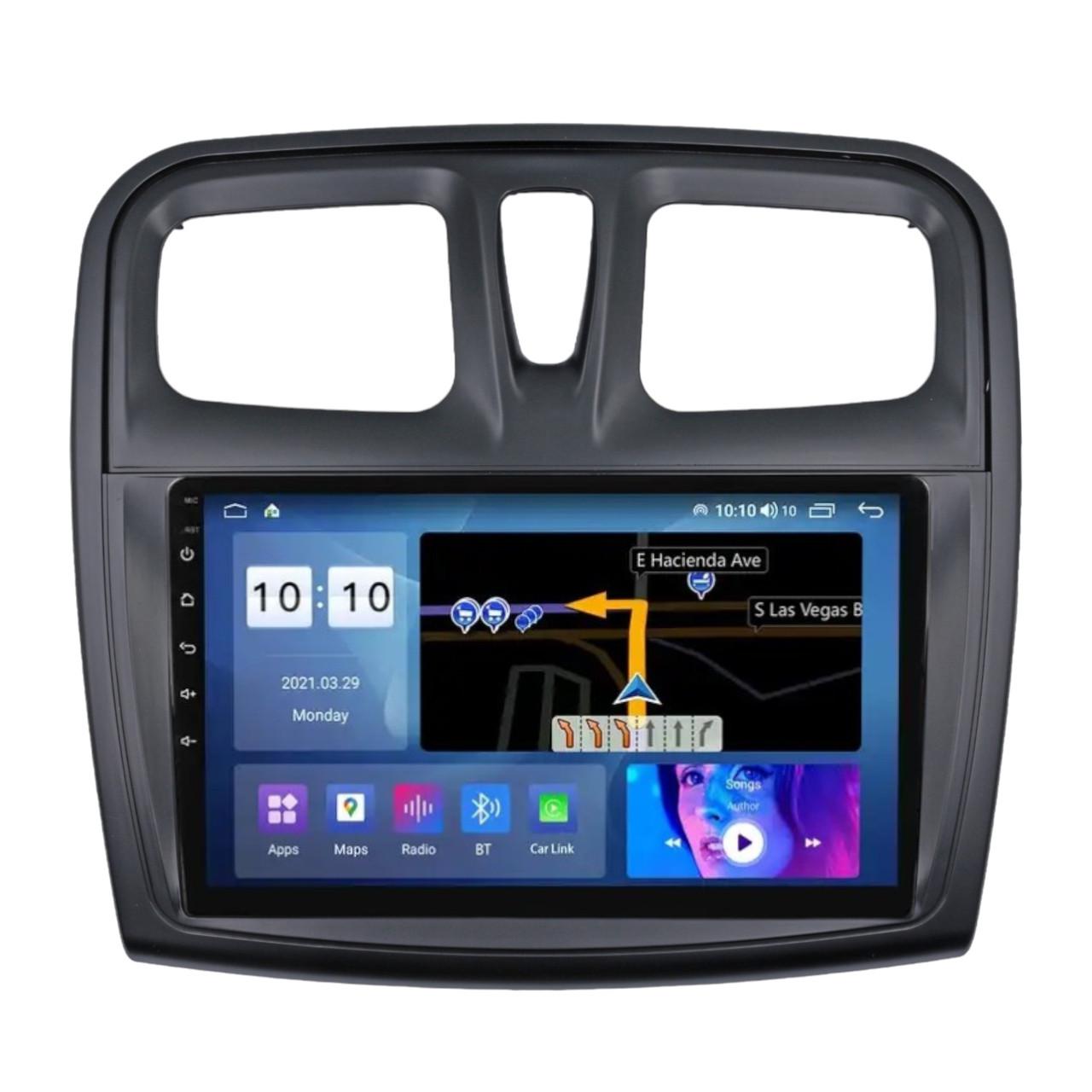 Магнитола штатная Mekede M400S для Renault Logan 2 2012-2019 Sandero 2 2014-2019 F1/W2 9" (2226407312)