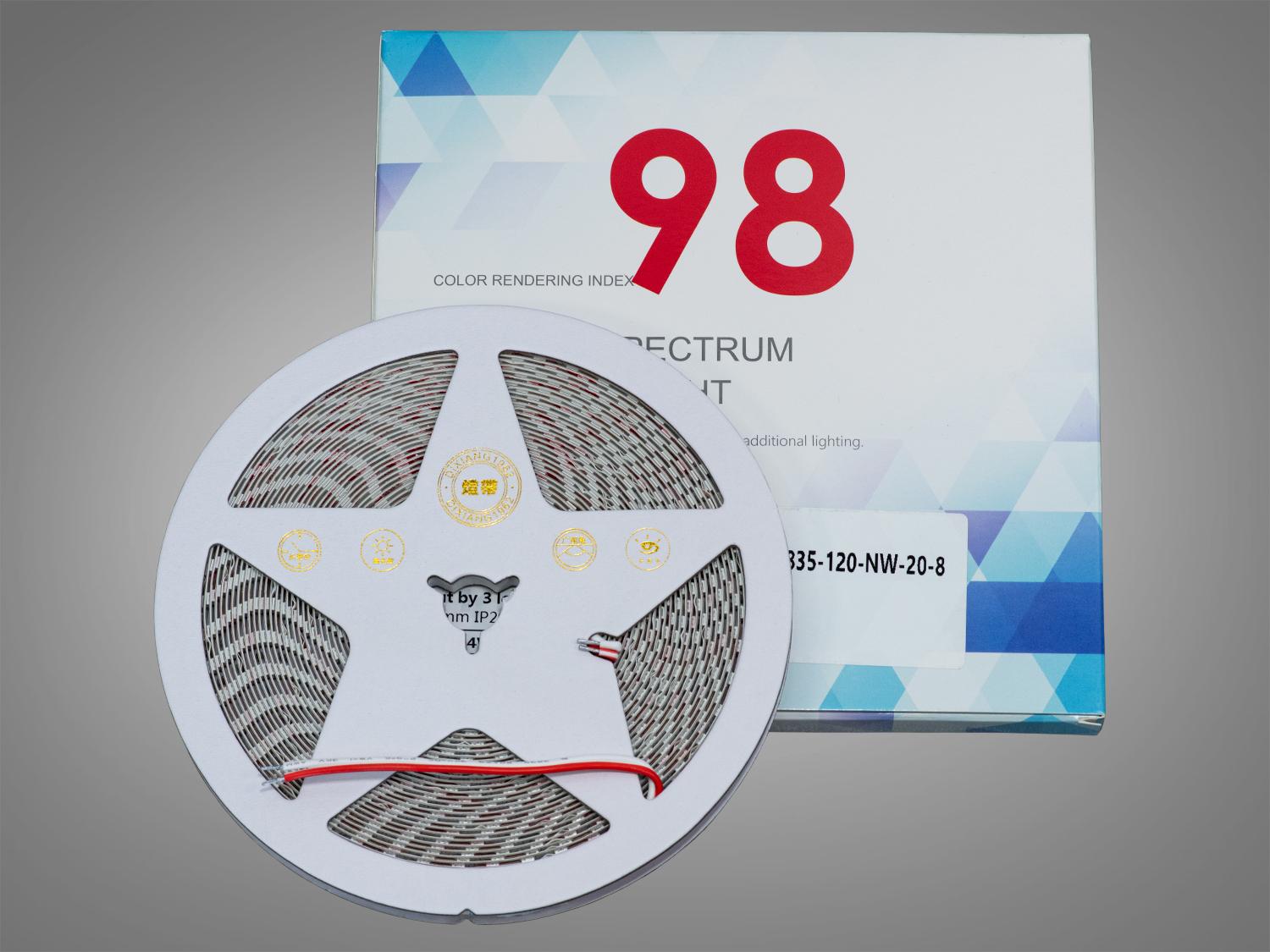 Світлодіодна стрічка 24 В 120 діодів на метр 8 мм Нейтральний білий (P24-2835-120-NW-20-8) - фото 2 Світлодіодна стрічка 24 В 120 діодів на метр 8 мм Нейтральний білий (P24-2835-120-NW-20-8) - фото 2