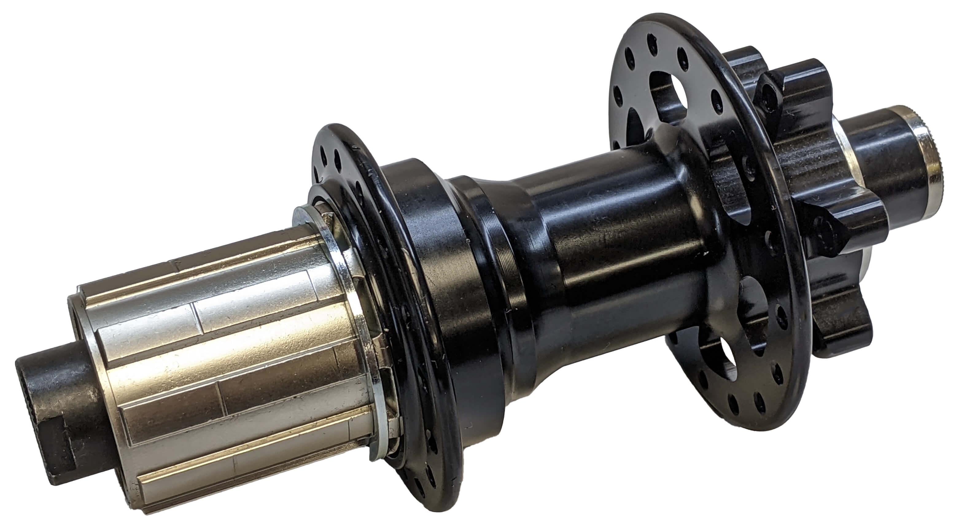 Втулка заднього колеса Quando KT XF4R 12x142 мм 32H 11S 6 болтів Чорний (HUBB-32-89)