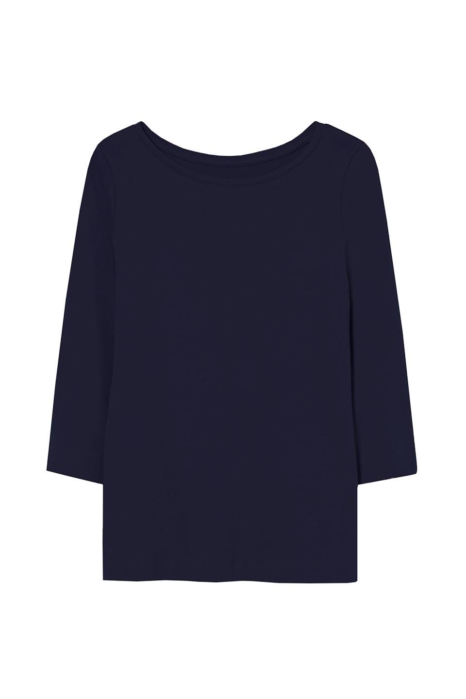 Лонгслив женский C&A L Темно синий (2106421b32)
