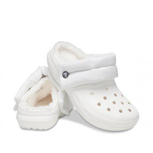 Сабо Crocs Classic Lined Clog Neo Puff M5W7 р. 37 White - фото 3