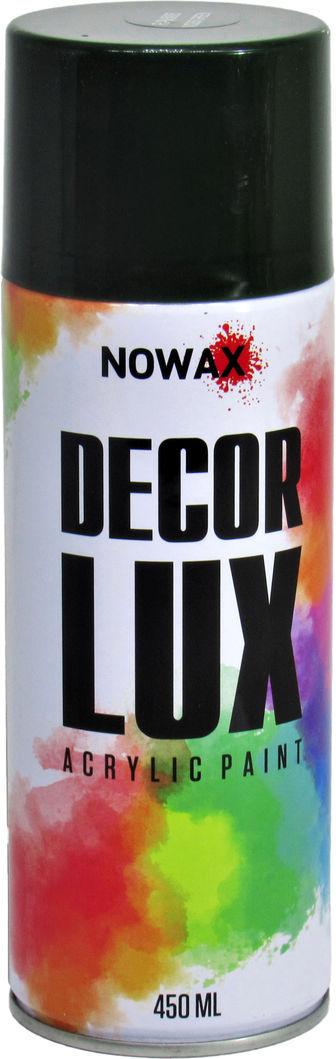 Краска-спрей Nowax Decor Lux 450 мл RAL 6005 Мох зеленый (NX48030 6005)