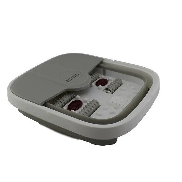 Ванна гидромассажная для ног Multifunction Footbath с 4 массажными роликами Grey (80680 Grey)