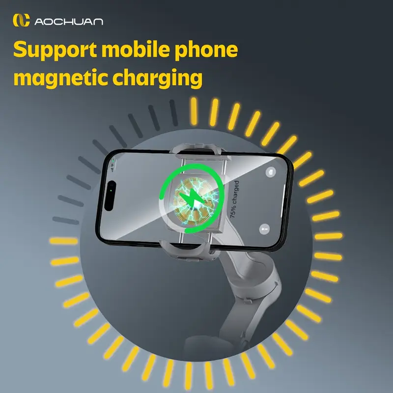 Стабилизатор для телефона трехосевой AOCHUAN SMART X Pro Professional Gimbal Stabilizer - фото 2 Стабилизатор для телефона трехосевой AOCHUAN SMART X Pro Professional Gimbal Stabilizer - фото 2