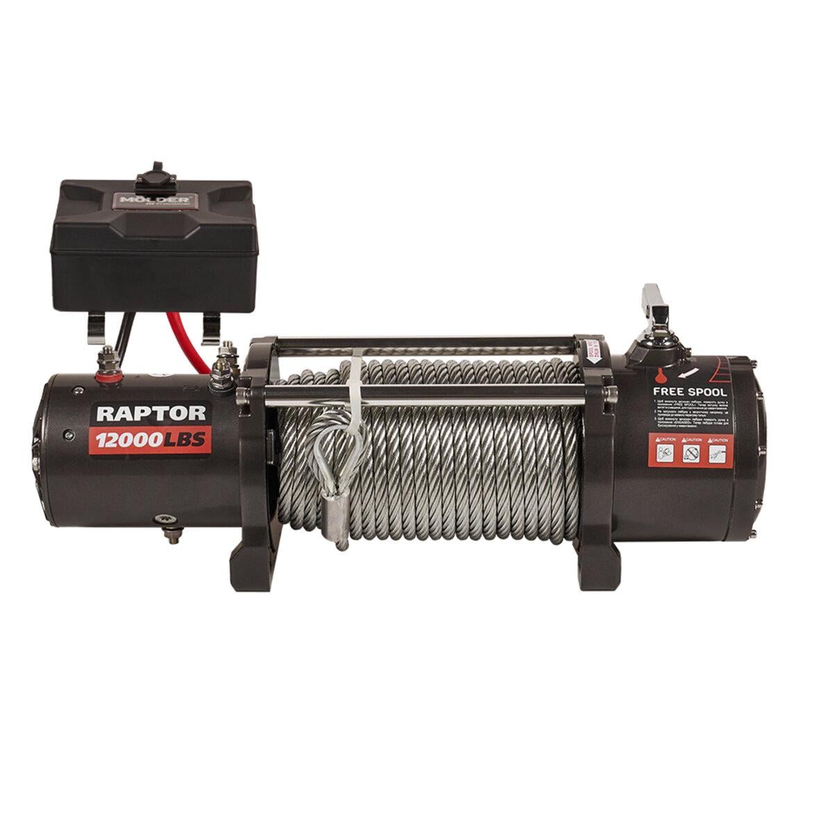 Лебедка Molder Raptor 12000 lbs 6.0hp/4.4kw