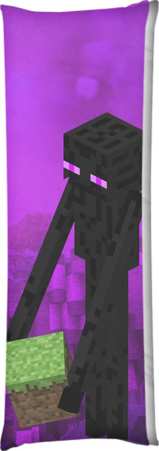 Подушка дакимакура Enderman 50х150 см (13545722)