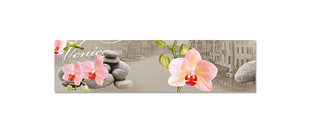Наклейка виниловая на кухню Zatarga Венеция/Орхидеи 650х2500 мм (1274515531)