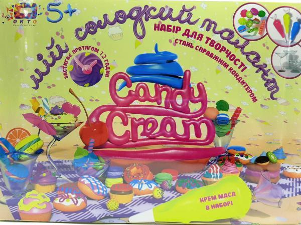 Набор для лепки крем-мусс OKTO Candy cream Кремовые фантазии 30х21х6 см (75012)