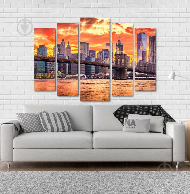 Модульна картина Poster-land Місто Захід Art-90_5
