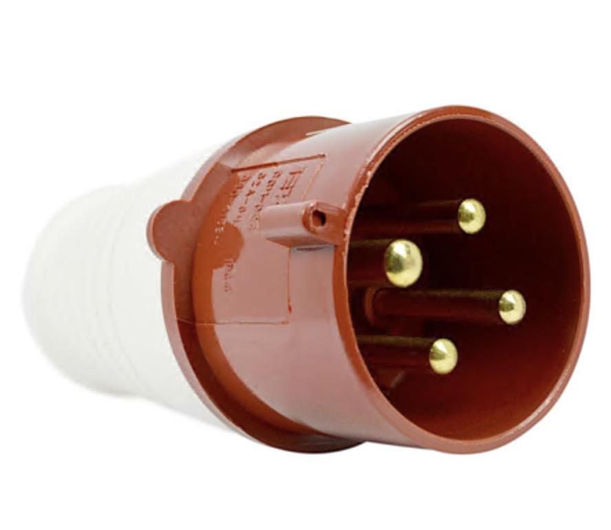 Вилка переносная АСКО-УКРЕМ 024 3Р+ РЕ 32А 380-415В IP44 (00000000785)