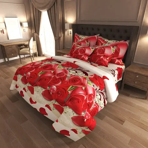 Комплект постельного белья Vital Textile Голд Люкс бязь полуторный 150х220 см (BL1.5-701)