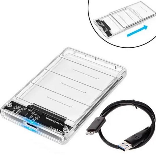 Кишеня зовнішня для жорсткого диска 2.5 HDD SSD SATA USB 3.0(019881) - фото 2