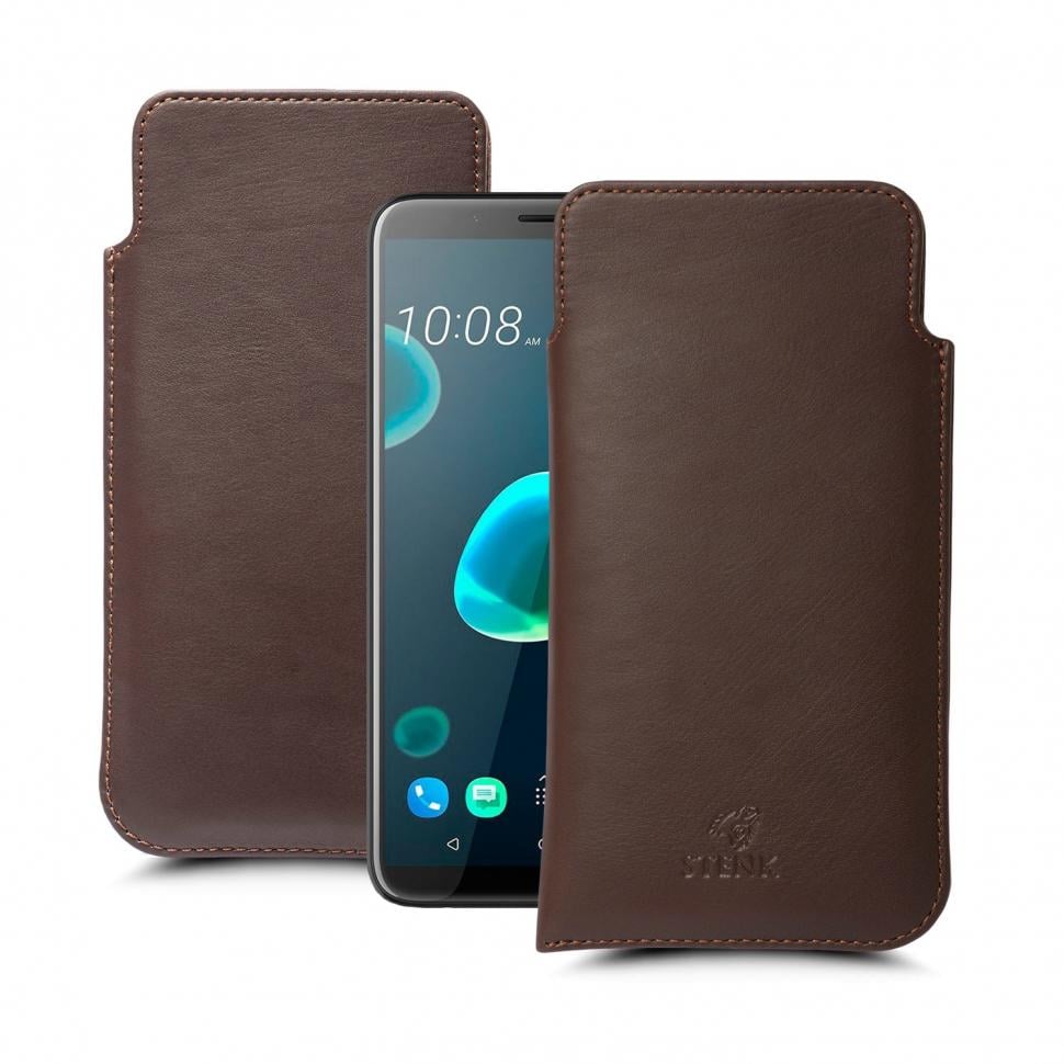 Футляр Stenk Elegance для HTC Desire 12 Plus Коричневый (63362)
