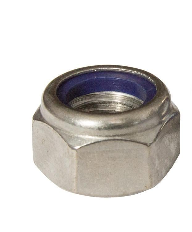Гайка самостопорная низкая с пластиковым кольцом Steelfix DIN985 М6 А нержавеющая сталь 500 шт. Гайка самостопорная низкая с пластиковым кольцом Steelfix DIN985 М6 А нержавеющая сталь 500 шт.