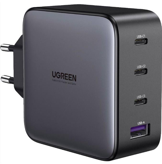 Зарядное устройство  UGREEN CD226 GaN 100 W 3C1A на 4 USB (1865760670)
