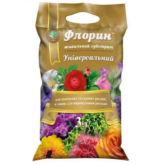 Субстрат питательный Флорин Универсальный 3 л (57525237)