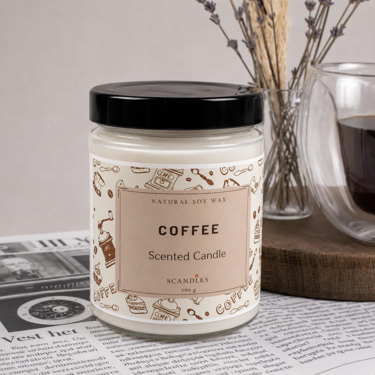 Ароматическая соевая свеча Major Gift Coffee
