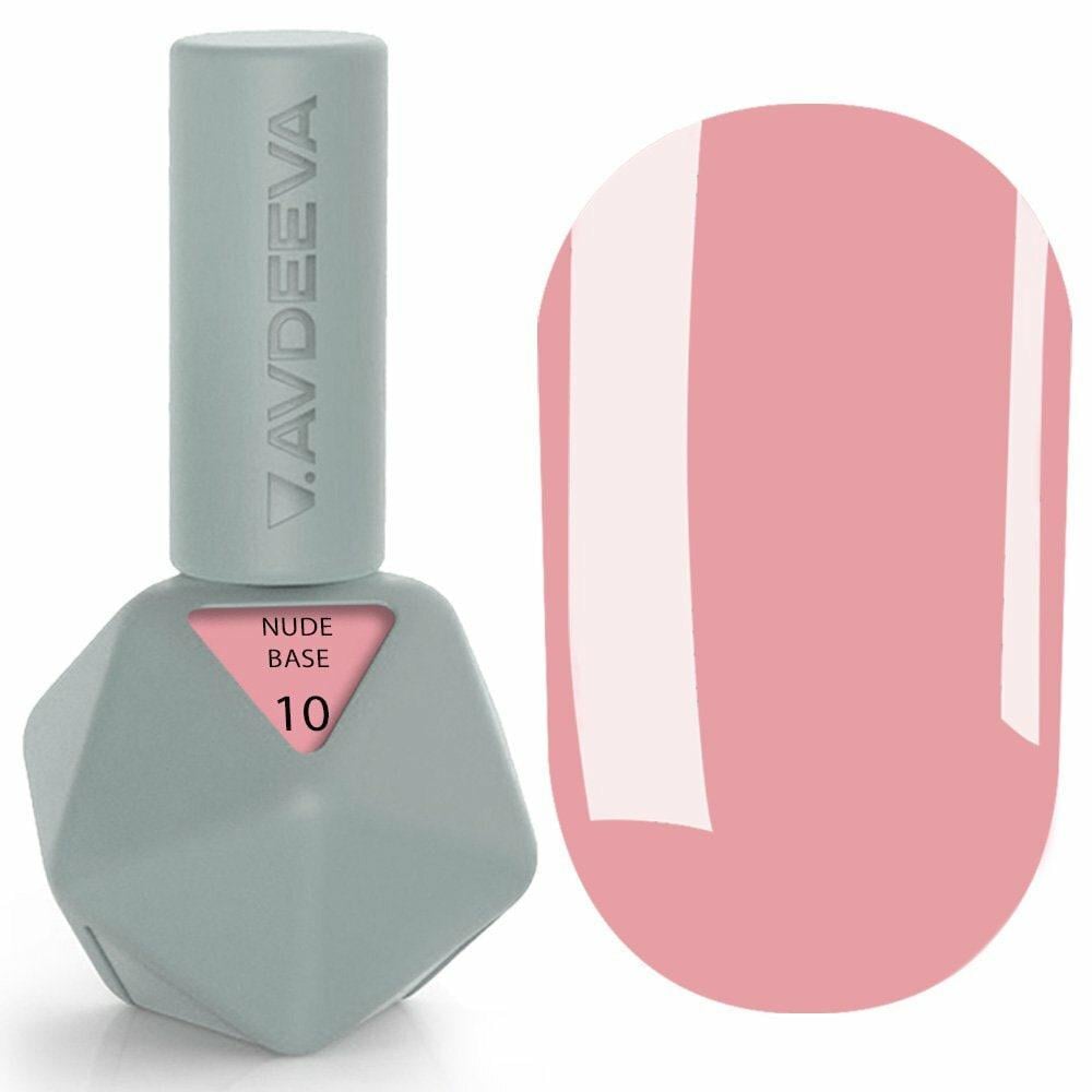 База для гель-лака камуфлирующая Victoria Avdeeva NUDE BASE №10 12 мл Розово-розовый
