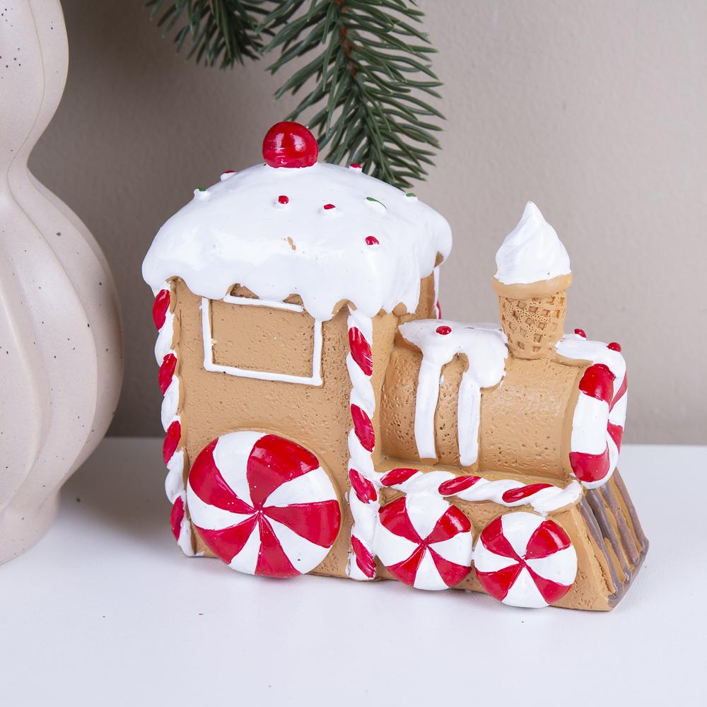 Статуэтка поезд-пряник 11 см (7318)